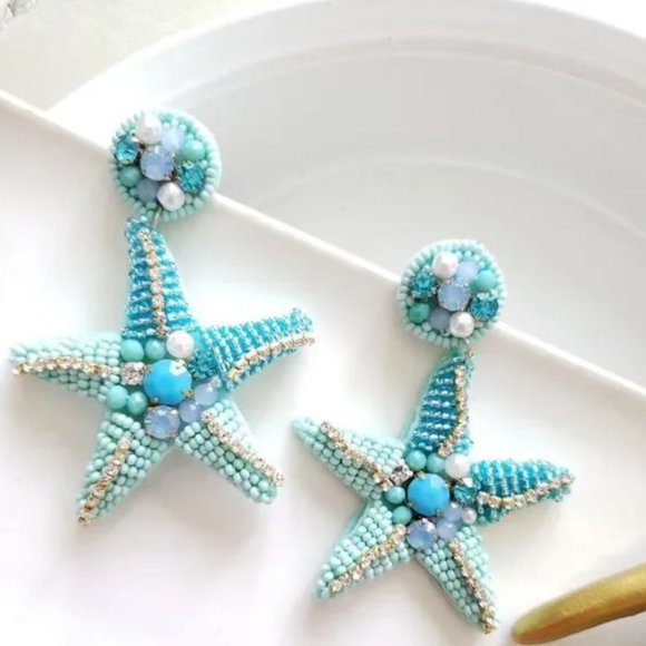 New! Zara Star Earrings - Picture 3 of 8